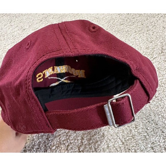 Hogwarts Alumni Strap Back Hat Red Adjustable Baseball Cap Harry Potter - Picture 6 of 10